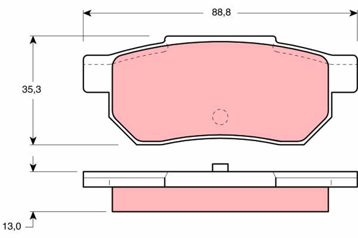 Колодки тормозные дисковые комплект на Honda Civic VI EJ9, EK3/4