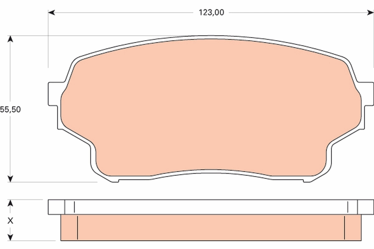 Купить QF0123S Q-top Колодки тормозные