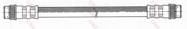 Шланг тормозной задний Polcar LH0459
