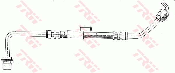 PHD249 TRW Шланг тормозной левый передний