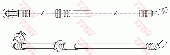 Шланг тормозной передний, левый K&K FT0529 цена, от 13.91 USD