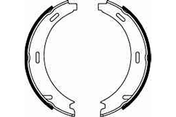 Купить Колодки ручника Мерседес-бенц СЛК  R170