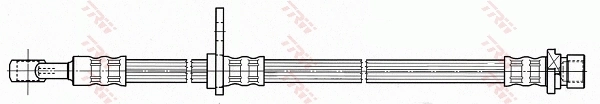 PHD582 TRW Шланг тормозной передний правый