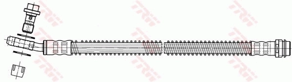 Тормозной шланг задний K&K FT0381 цена, от 15.15 USD
