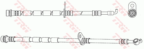 PHD1145 TRW Шланг тормозной передний правый