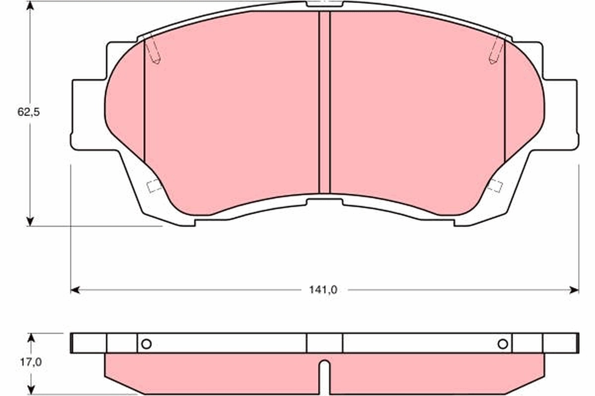 Купить MP2322 Mintye Колодки тормозные