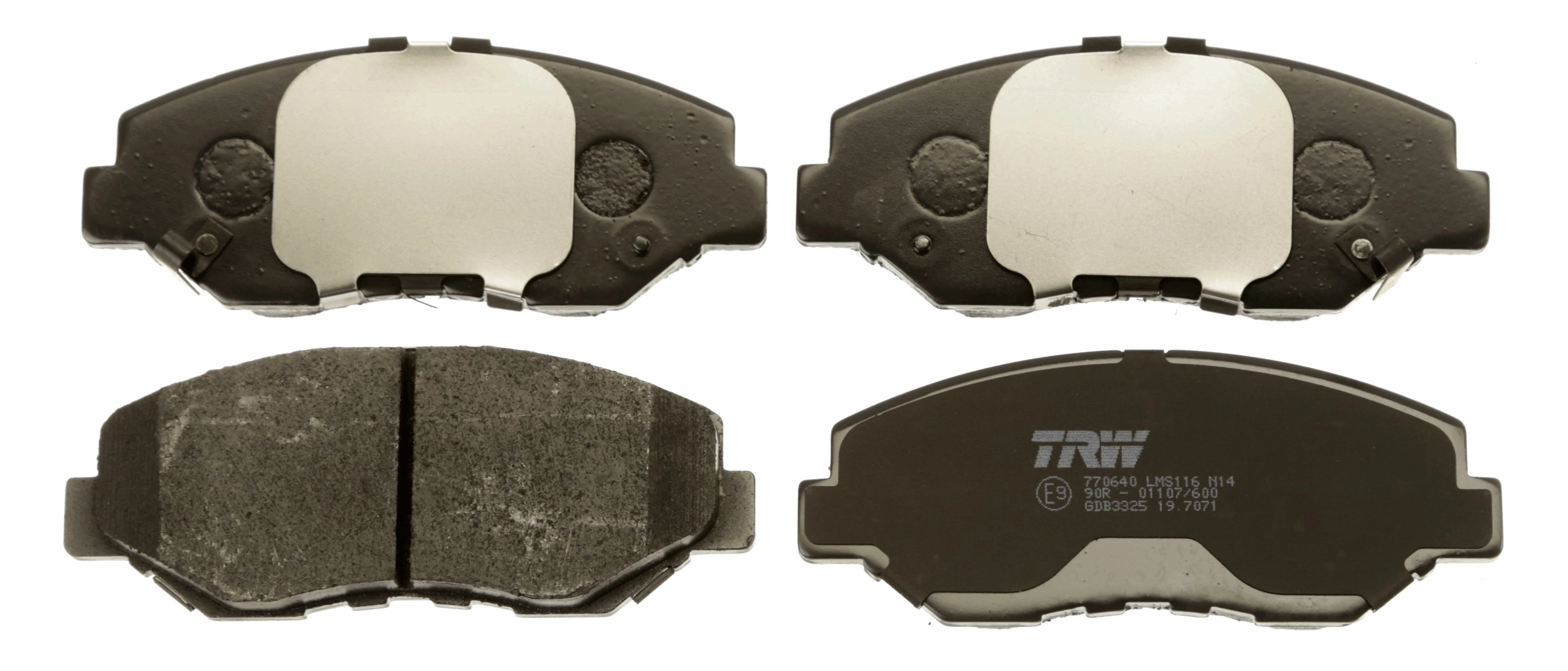 GDB3325 TRW Колодки передние