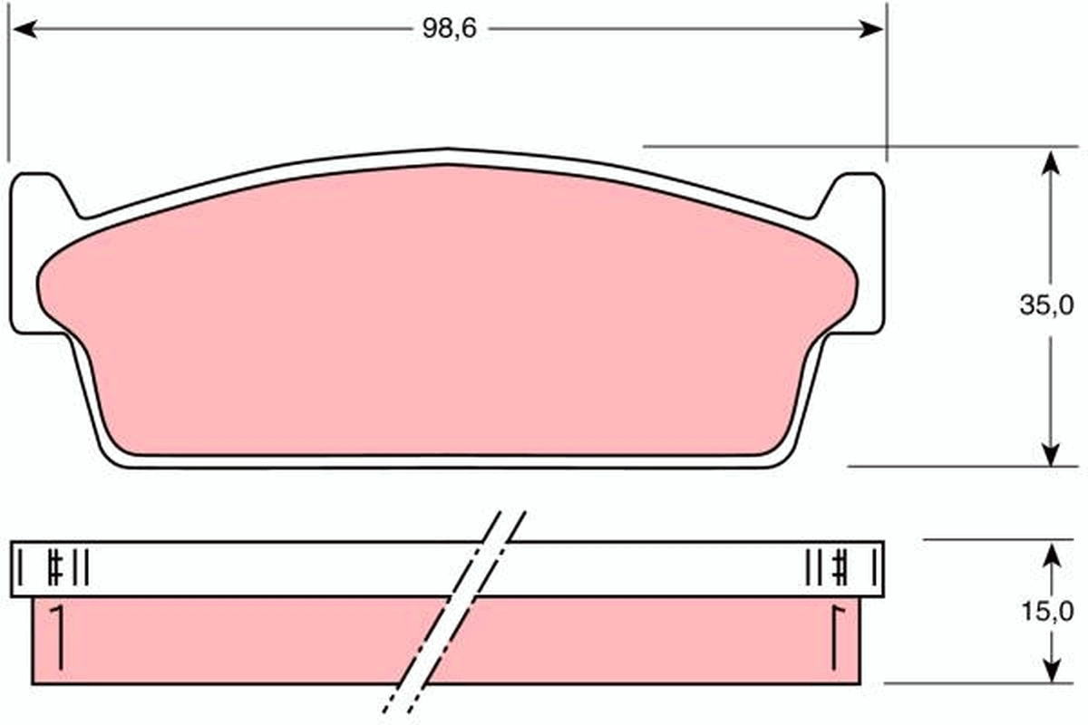 Колодки дисковые  TK A663 цена, от 14.81 USD