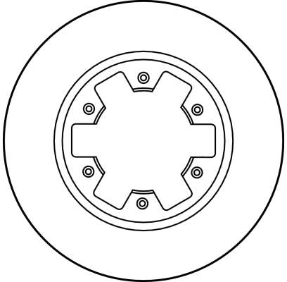 Disco do freio dianteiro Ford Maverick UDS, UNS