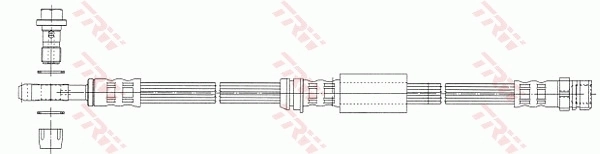 Mangueira do freio dianteira Seat Toledo 3 5P2