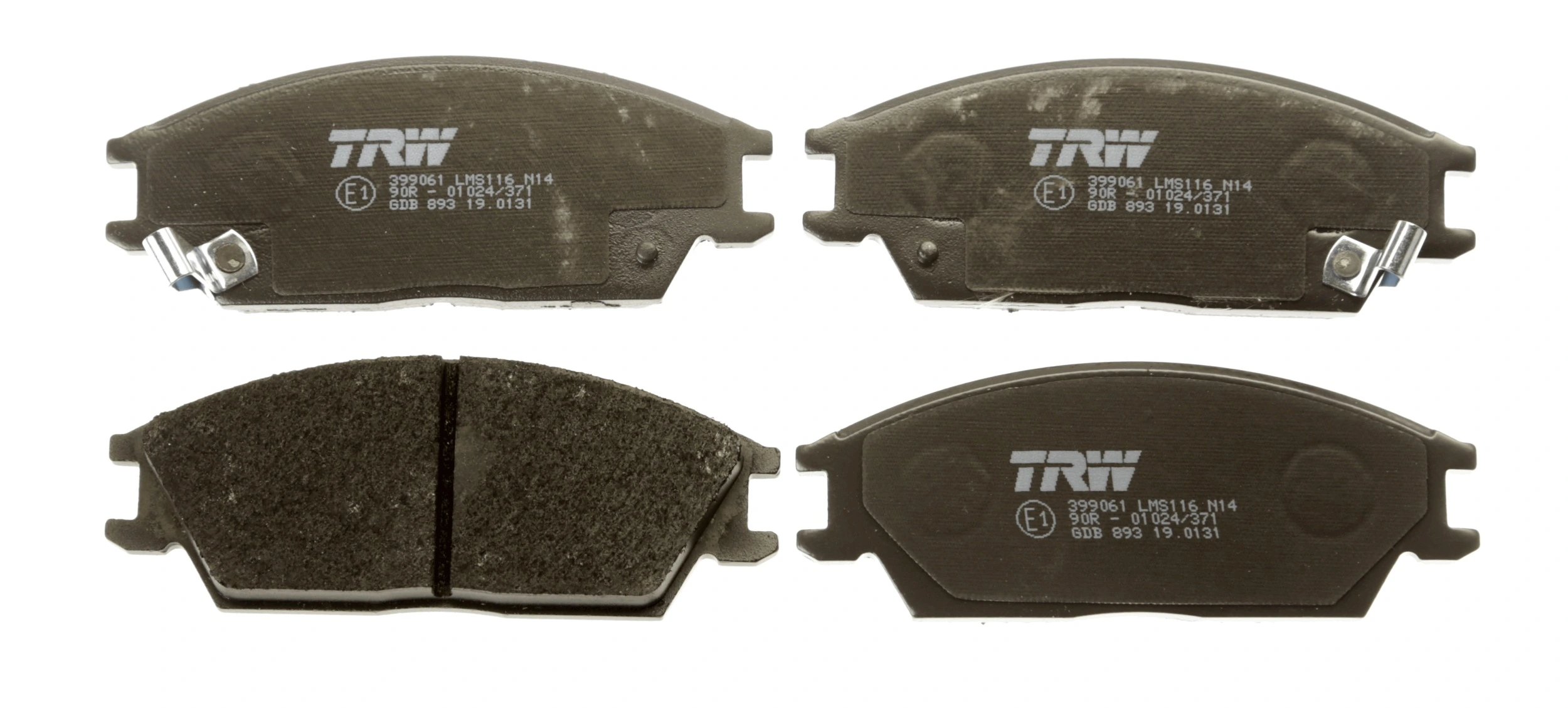 GDB893 TRW Колодки передние