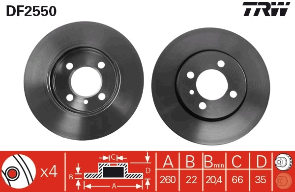 DF2550 TRW
