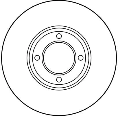 Disco do freio dianteiro para Ford Taunus  GBTS, GBFS, CBTS
