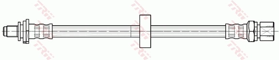 PHB341 TRW Шланг тормозной задний левый