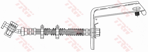 SHB101170 Britpart Шланг тормозной задний левый
