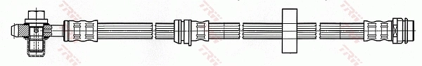 PHD489 TRW Гибкая тормозная трубка передняя