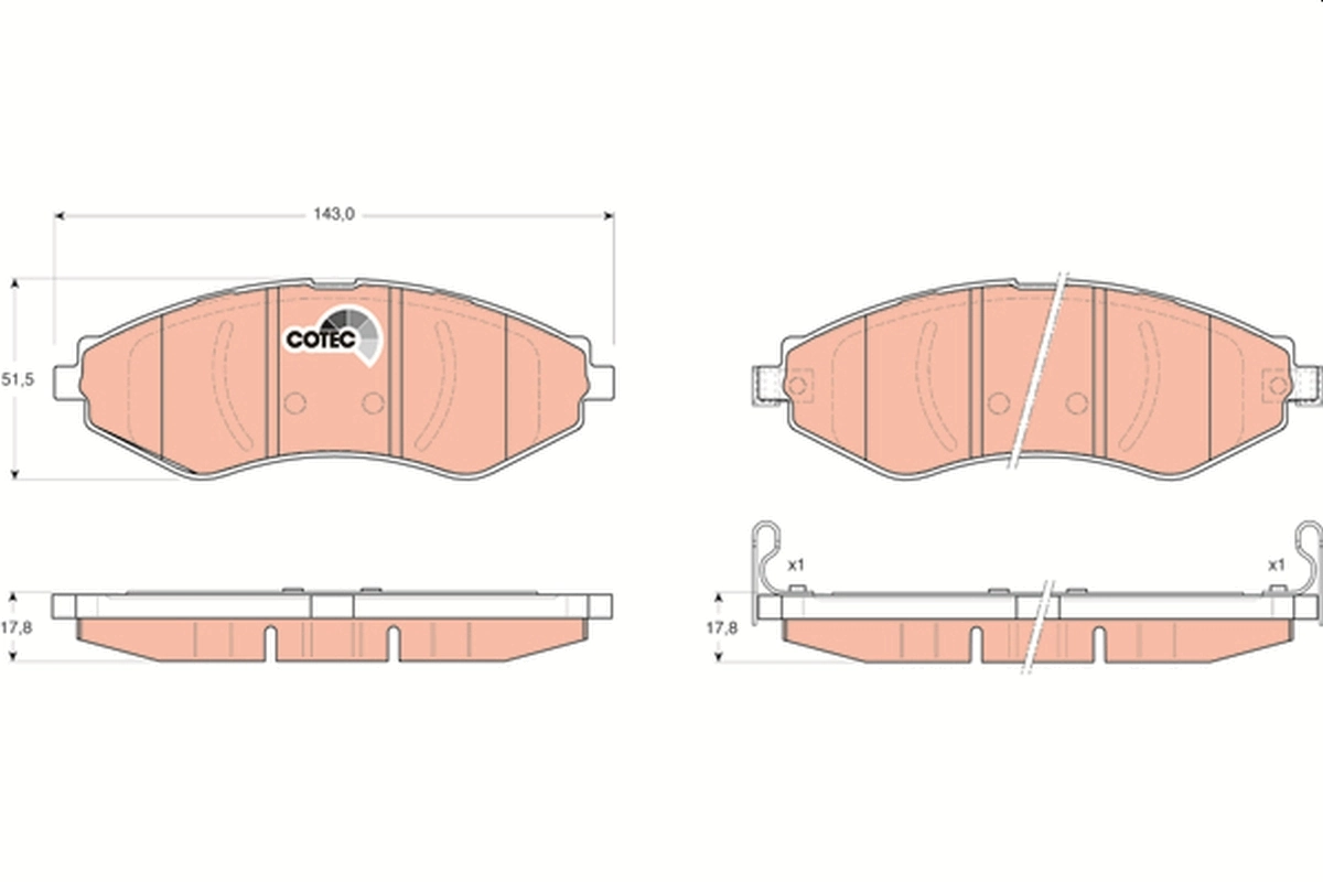 Купить 6008509 Kraft Колодки тормозные