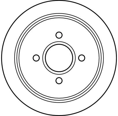 Disco do freio traseiro Ford Escort AVL