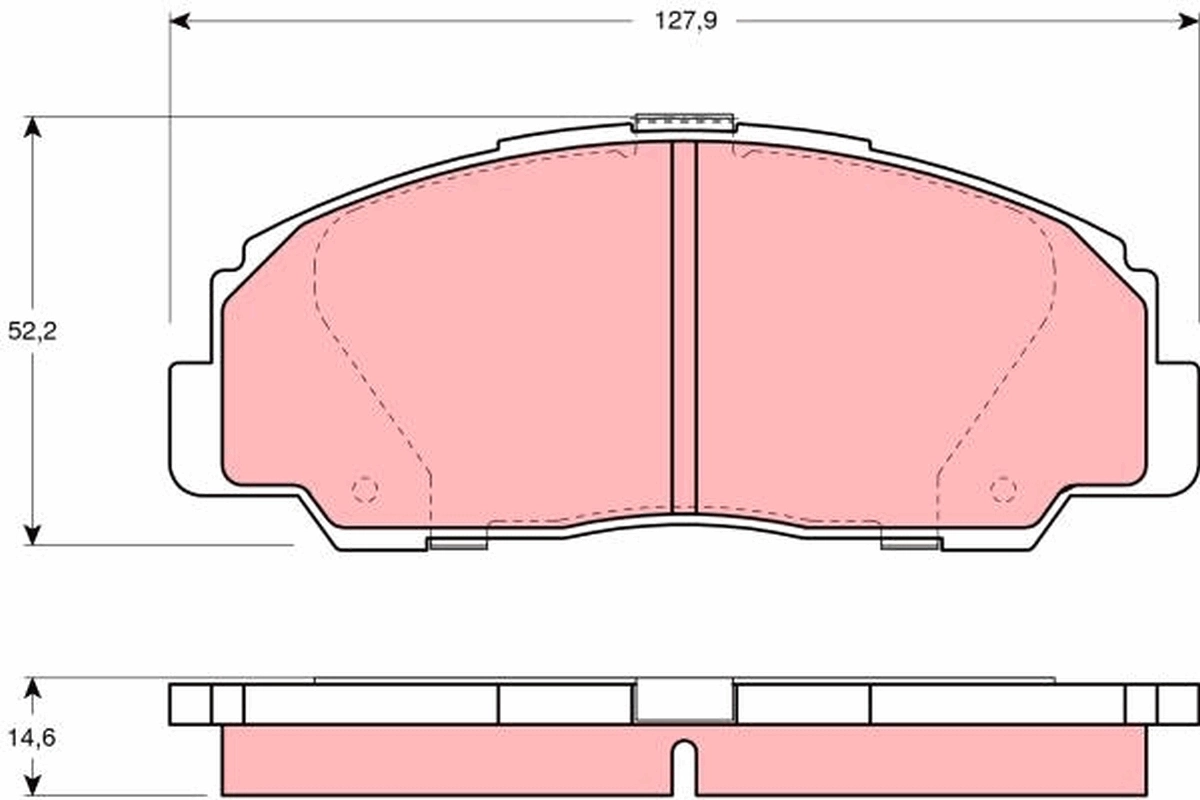Купить T2119007LD Toko cars Колодки тормозные