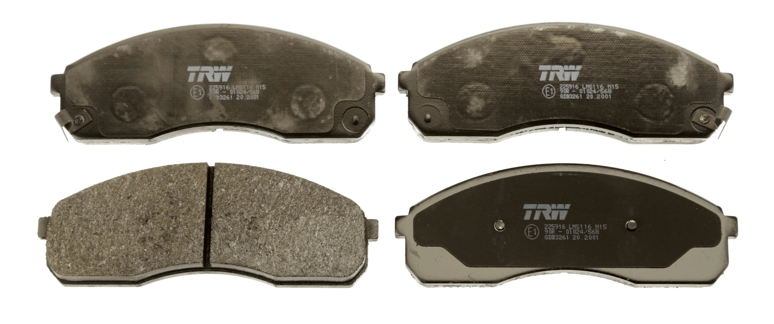GDB3261 TRW Колодки передние