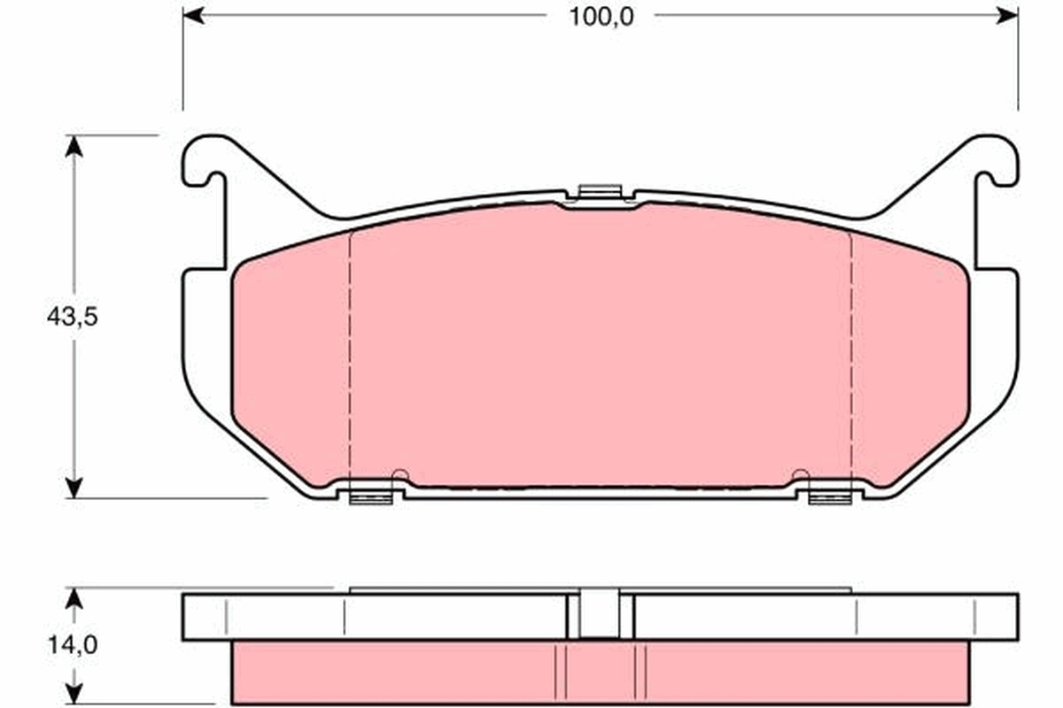 6656 Maxgear Колодки тормозные дисковые комплект
