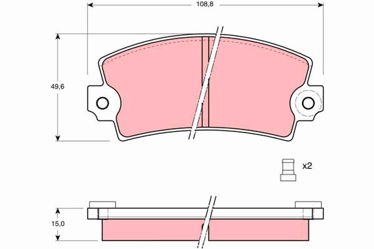 7701201095 Renault (RVI) Колодки передние