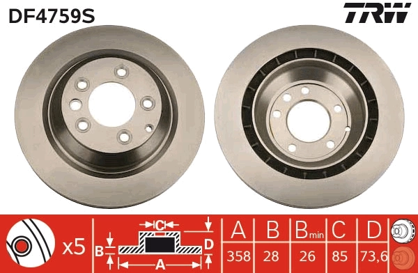 Купить 83002089 R1 Concepts Диск тормозной задний