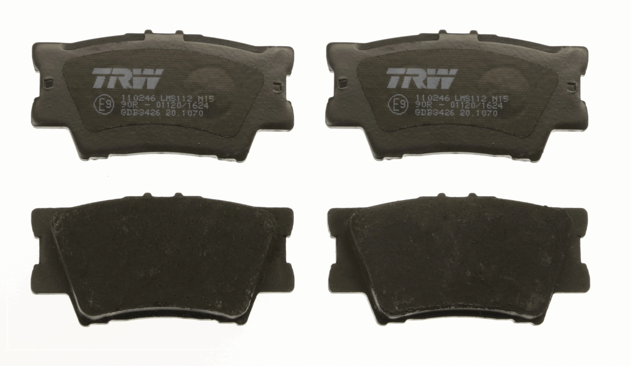 Sapatas do freio traseiras de disco Toyota RAV4 3 A3