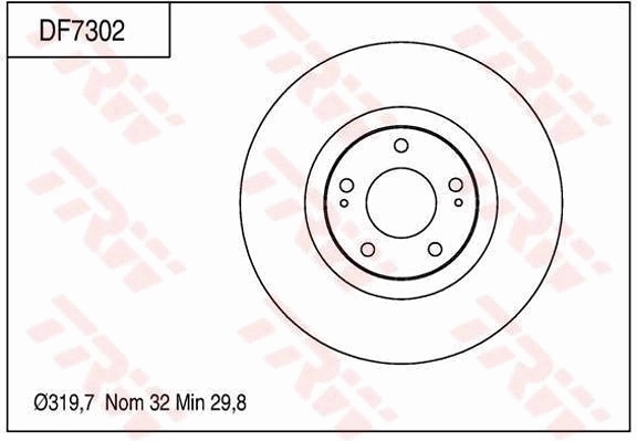 Купить 4615A031 Chrysler Ротор тормозной