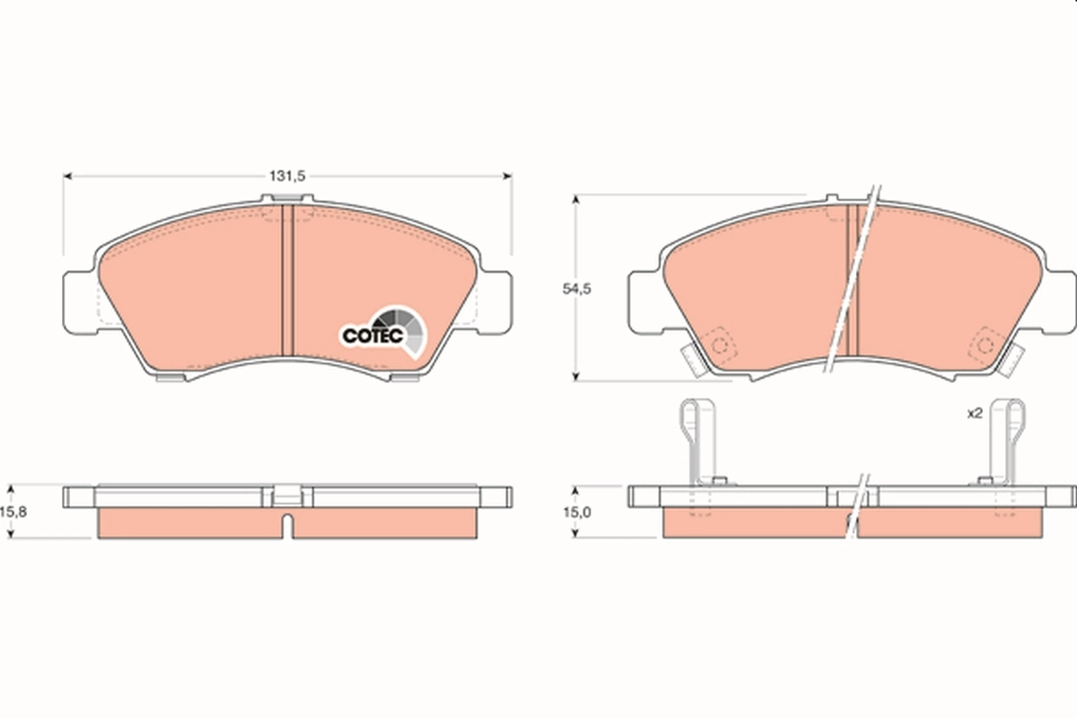 QF0934E Q-top Колодки передние