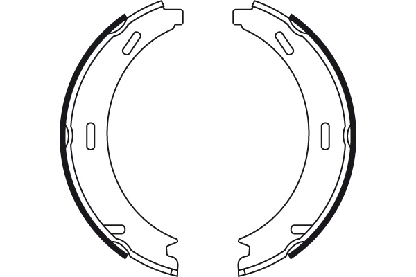 Колодки стояночного тормоза Мерседес-бенц СЛК 