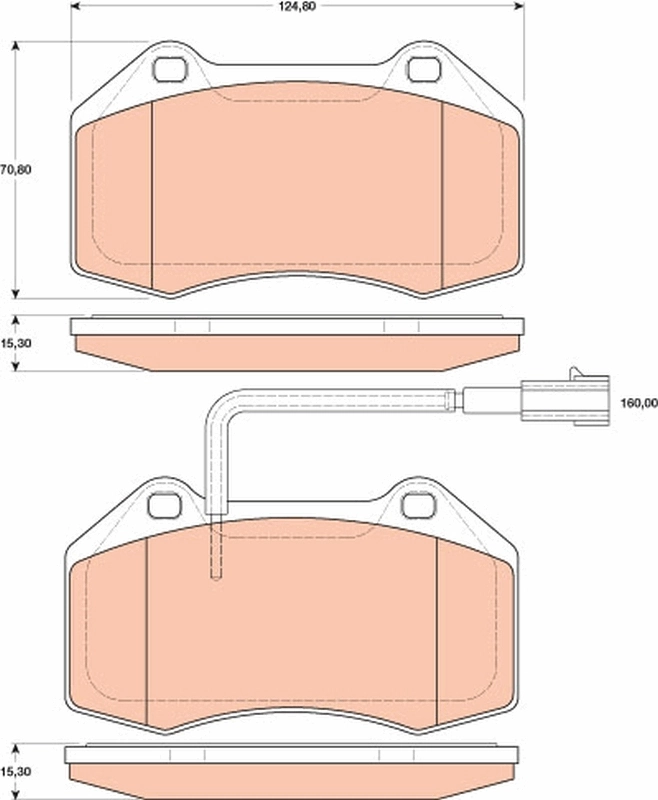 Колодки Fiat/Alfa/Lancia 5741889 цена, от 32.26 USD
