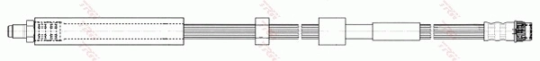 Шланг тормозной передний Citroen Berlingo фургон (B9) (2008 - 2018) цена, от 7.08 USD