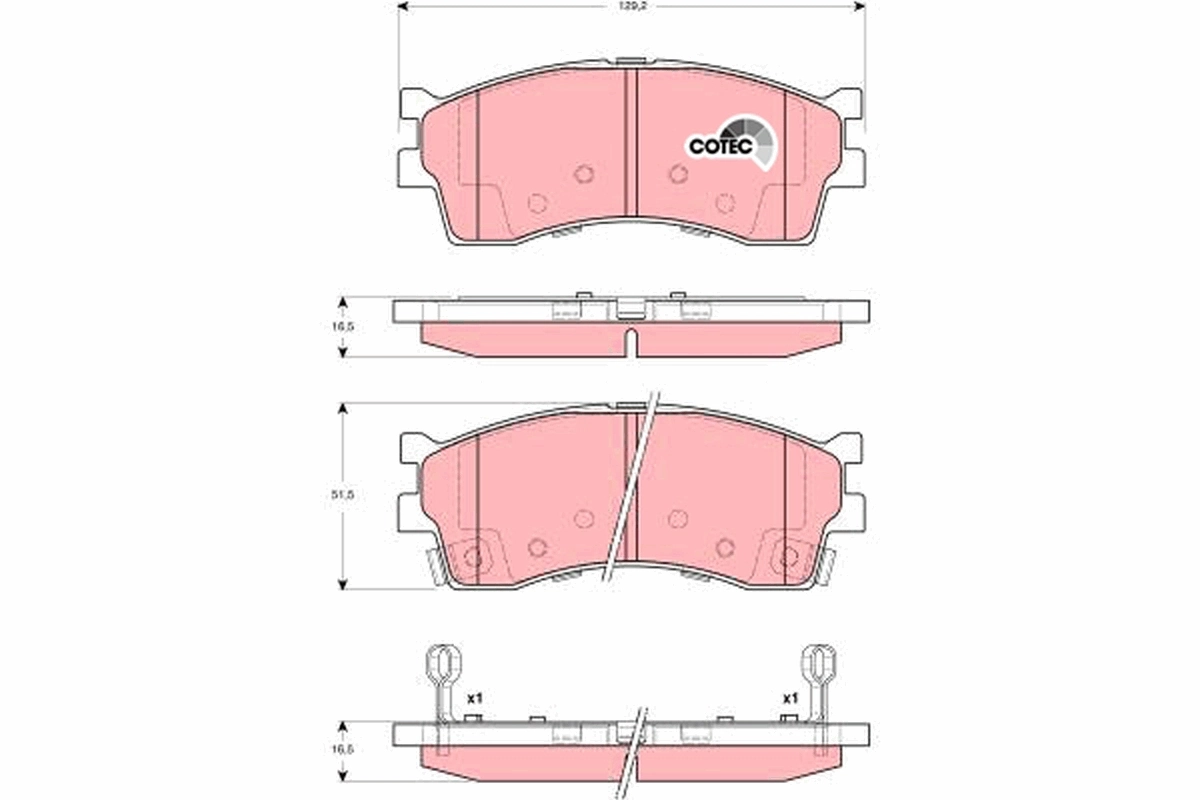 CK1303AUTOX Auto-x Колодки передние