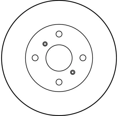  Передние тормозные диски Toyota Corolla 