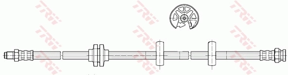 Шланг тормозной передний Fiat Punto II хэтчбек (188) (1999 - 2012) цена, от 7.84 USD