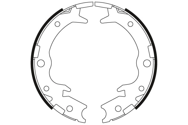GS8697 TRW Тормозные колодки ручника