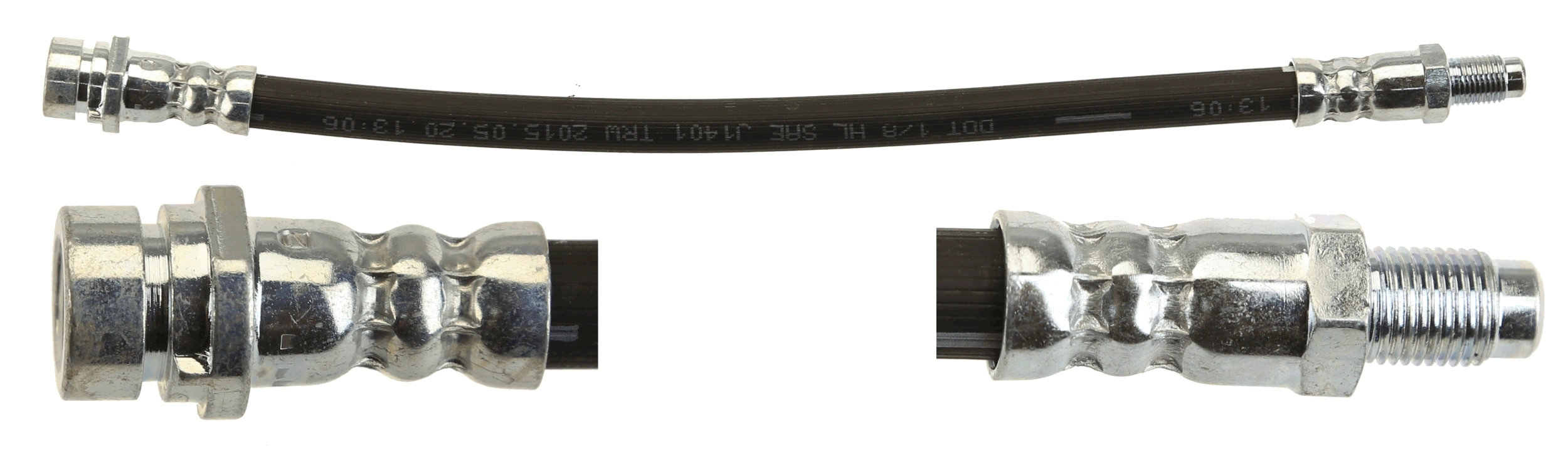 F0407 Ties Гибкая тормозная трубка задняя