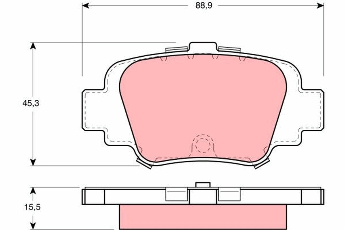 Колодки дисковые  Mintye MP252E цена, от 15.19 USD