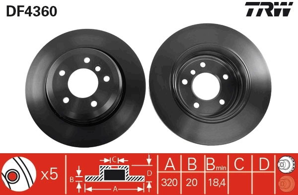 Задний тормозной диск VALEO D1033 цена, от 56.57 USD