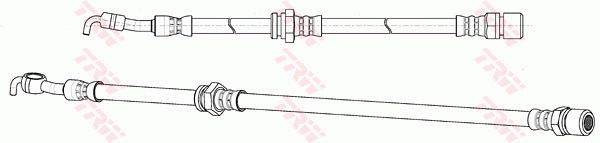 Задний правый тормозной шланг Euroex EXBH87196
