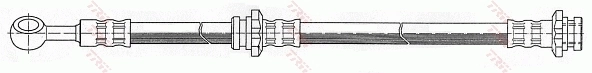 PHD322 TRW Шланг тормозной задний правый