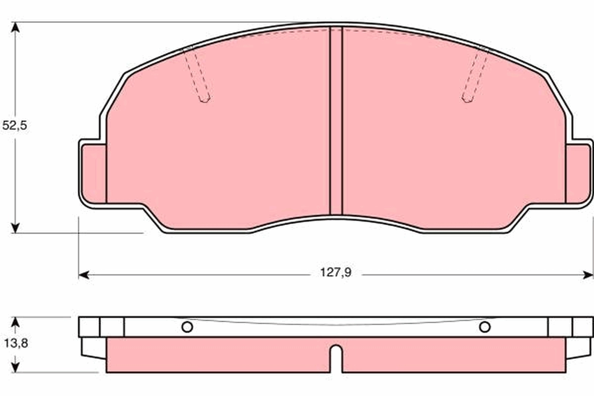 Передние тормозные колодки T2119007LD Toko cars