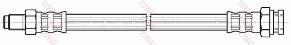 PHB289 TRW Гибкая тормозная трубка