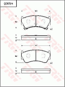 Тормозные колодки Q-top QF0357