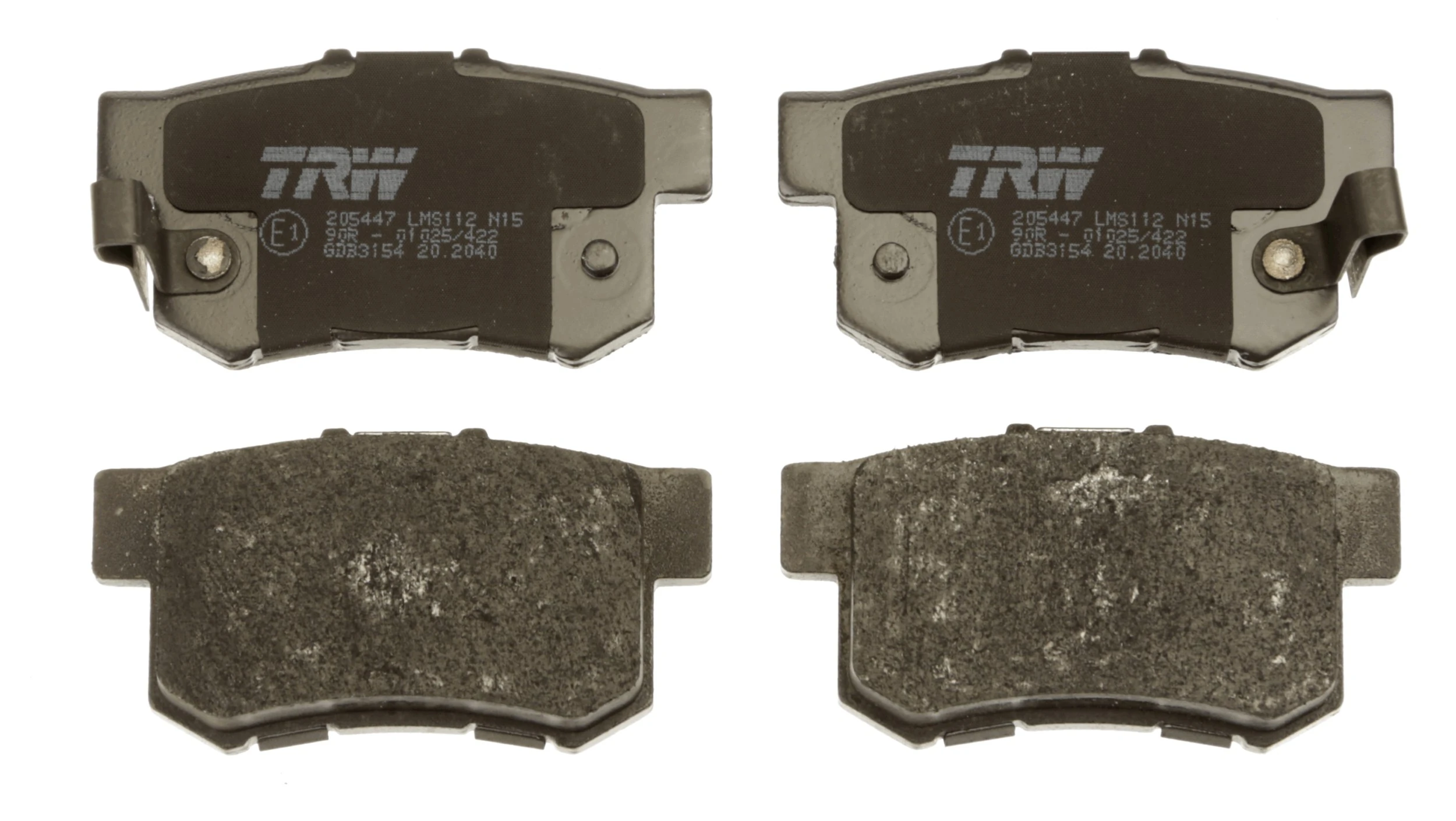 GDB3154 TRW Колодки тормозные дисковые комплект