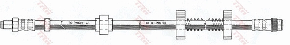 Шланг тормозной передний K&K FT4622
