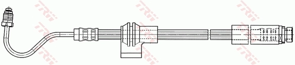 PHD561 TRW Шланг тормозной задний левый