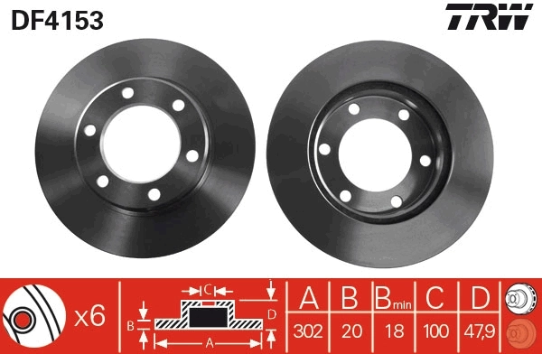 Тормоз дисковый передний Toyota Hilux пикап (N) (1983 - 2005) цена, от 23.28 USD
