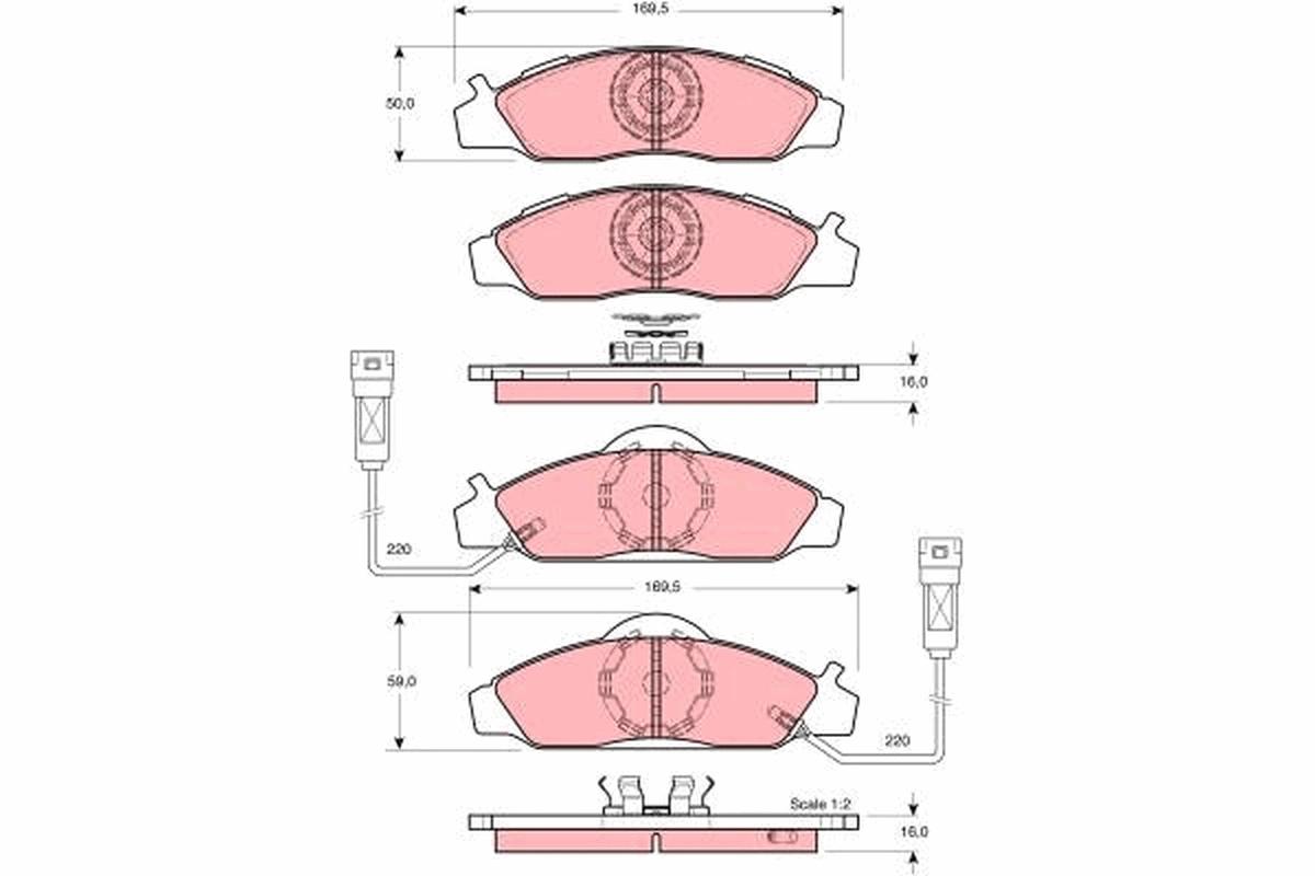 BS0986424551 Polcar Колодки передние
